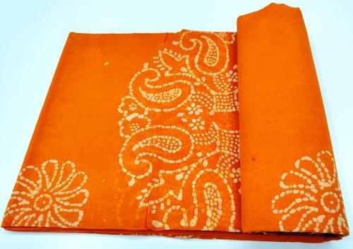 PL COTTON SAREES WITH WAX DOT PRINT DESIGNS